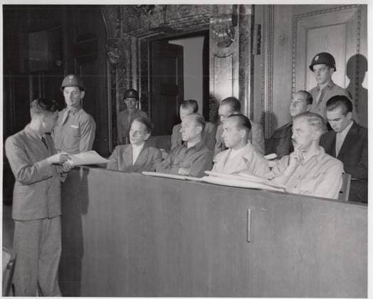 RECORD DATE NOT STATED Photographs Relating to the Minor Nuremberg Trials Copyright: xpiemagsx piemagsnanuremtri13062023b-1025 !ACHTUNG AUFNAHMEDATUM GESCHÄTZT!