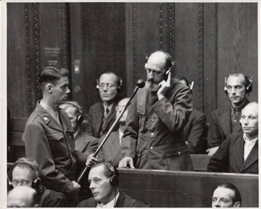 RECORD DATE NOT STATED Photographs Relating to the Minor Nuremberg Trials Copyright: xpiemagsx piemagsnanuremtri13062023b-1026 !ACHTUNG AUFNAHMEDATUM GESCHÄTZT!