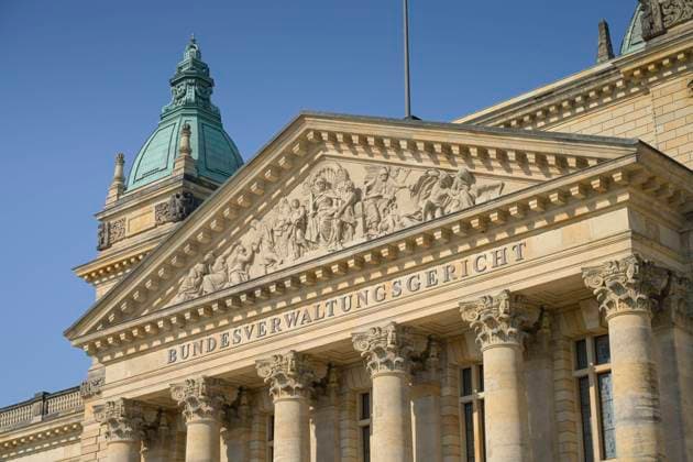 Bundesverwaltungsgericht, Simsonplatz, Leipzig, Sachsen, Deutschland *** Federal Administrative Court, Simsonplatz, Leipzig, Saxony, Germany