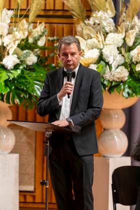 22 09 2023, International Classical Music Festival Festival of Nations 2023, at the Kurhaus Bad Wörishofen in Unterallgäu, opening concert in the Kursaal with pianist Igor Levit GER and orchestra Camerata Salzburg opening speech by Mayor Stefan Welzel Bad Wörishofen 22 09 2023, Classical Music Festival Bad Wörishofen 22 09 2023, Classical Music Festival Bad Wörishofen