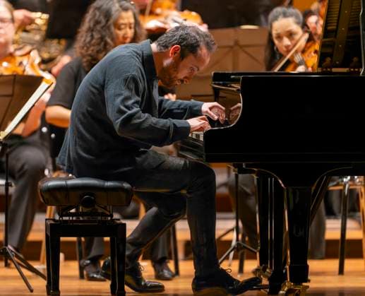 22 09 2023, International Classical Festival Festival of Nations 2023, at the Kurhaus Bad Wörishofen in Unterallgäu, opening concert in the Kursaal with pianist Igor Levit GER and orchestra Camerata Salzburg 22 09 2023, Classical Festival Bad Wörishofen 22 09 2023, Classical Festival Bad Wörishofen