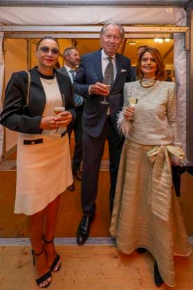22 09 2023, International Classical Festival Festival of Nations 2023, at the Kurhaus Bad Wörishofen in Unterallgäu, opening concert in the Kursaal with pianist Igor Levit GER and orchestra Camerata Salzburg Before the reception of the guests of honor Christine Högel 22 09 2023, Classical Festival Bad Wörishofen 22 09 2023, Classical Festival Bad Wörishofen