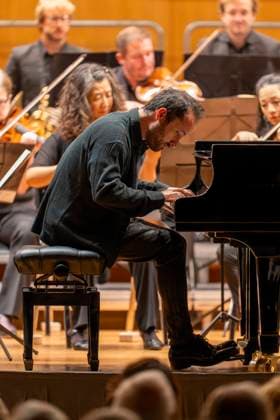 22 09 2023, International Classical Festival Festival of Nations 2023, at the Kurhaus Bad Wörishofen in Unterallgäu, opening concert in the Kursaal with pianist Igor Levit GER and orchestra Camerata Salzburg 22 09 2023, Classical Festival Bad Wörishofen 22 09 2023, Classical Festival Bad Wörishofen