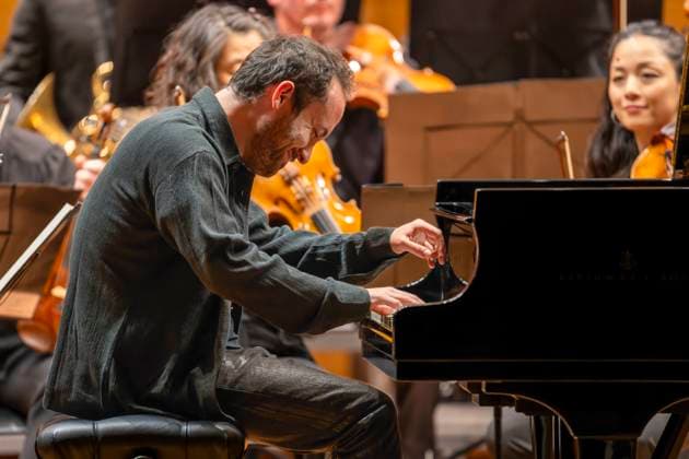 22 09 2023, International Classical Festival Festival of Nations 2023, at the Kurhaus Bad Wörishofen in Unterallgäu, opening concert in the Kursaal with pianist Igor Levit GER and orchestra Camerata Salzburg 22 09 2023, Classical Festival Bad Wörishofen 22 09 2023, Classical Festival Bad Wörishofen