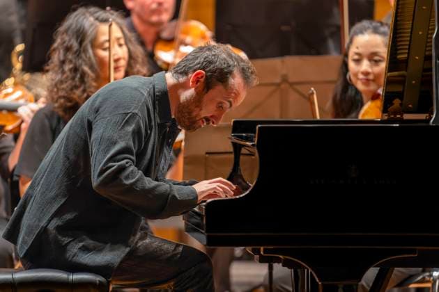 22 09 2023, International Classical Festival Festival of Nations 2023, at the Kurhaus Bad Wörishofen in Unterallgäu, opening concert in the Kursaal with pianist Igor Levit GER and orchestra Camerata Salzburg 22 09 2023, Classical Festival Bad Wörishofen 22 09 2023, Classical Festival Bad Wörishofen