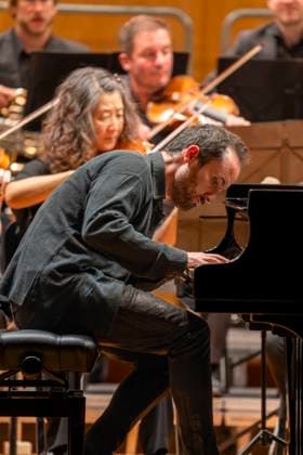 22 09 2023, International Classical Festival Festival of Nations 2023, at the Kurhaus Bad Wörishofen in Unterallgäu, opening concert in the Kursaal with pianist Igor Levit GER and orchestra Camerata Salzburg 22 09 2023, Classical Festival Bad Wörishofen 22 09 2023, Classical Festival Bad Wörishofen