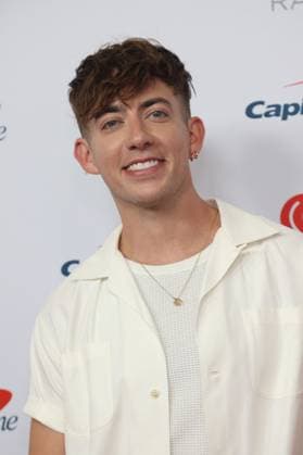 Actor Kevin McHale arrives for the iHeartRadio Music Festival at T-Mobile Arena in Las Vegas, Nevada on Friday, September 22, 2023.  LAV20230922011 JAMESxATOA