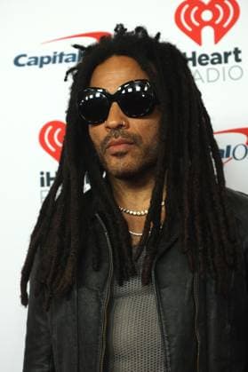 Musician Lenny Kravitz arrives for the iHeartRadio Music Festival at T-Mobile Arena in Las Vegas, Nevada on Friday, September 22, 2023.  LAV20230922021 JAMESxATOA