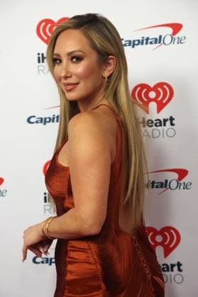 Cheryl Burke arrives for the iHeartRadio Music Festival at T-Mobile Arena in Las Vegas, Nevada on Friday, September 22, 2023.  LAV20230922032 JAMESxATOA