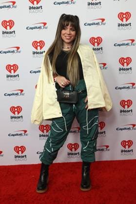 Drew Ryn arrives for the iHeartRadio Music Festival at T-Mobile Arena in Las Vegas, Nevada on Friday, September 22, 2023.  LAV20230922038 JAMESxATOA