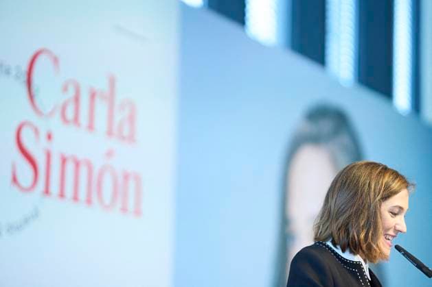 San Sebastian Festival - Carla Simon Receives National Cinematography Award Carla Simon receives the National Cinematography Award during 71st San Sebastian International Film Festival at Tabakalera cultural center on September 23, 2023 in Donostia San Sebastian, Spain Photo by ABACAPRESS.COM Donostia San Sebastian Euskadi Spain  Copyright: xABACAx 868944_016 ABACAx 868944_016