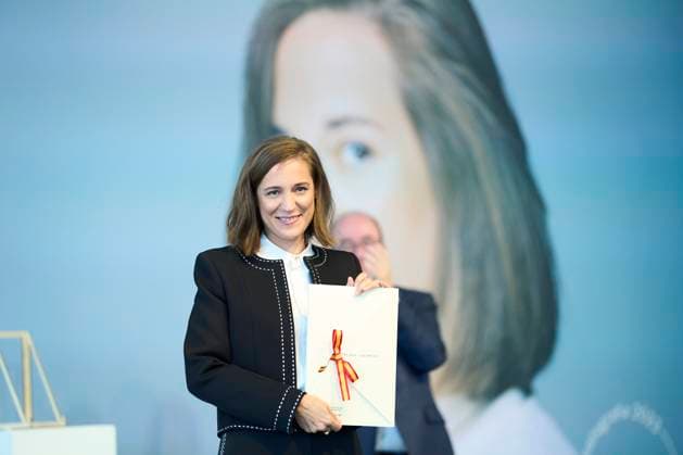 September 23, 2023, Madrid, Madrid, Spain: Carla Simon receives the National Cinematography Award during 71st San Sebastian International Film Festival at Tabakalera cultural center on September 23, 2023 in Donostia San Sebastian, Spain Madrid Spain - ZUMAg15_ 20230923_zaf_g15_047 Copyright: xJackxAbuinx