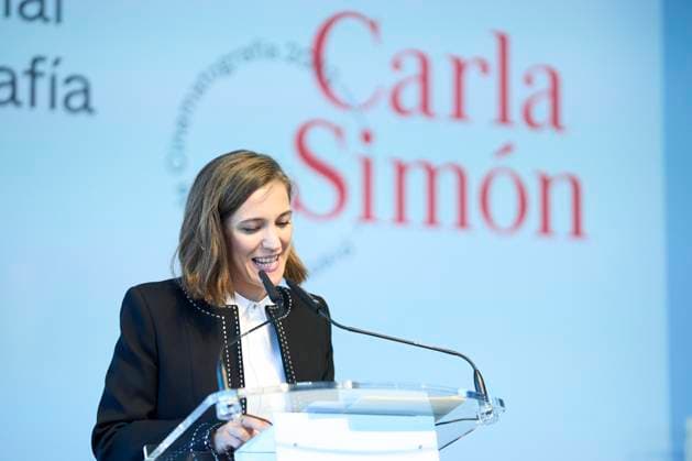 September 23, 2023, Madrid, Madrid, Spain: Carla Simon receives the National Cinematography Award during 71st San Sebastian International Film Festival at Tabakalera cultural center on September 23, 2023 in Donostia San Sebastian, Spain Madrid Spain - ZUMAg15_ 20230923_zaf_g15_049 Copyright: xJackxAbuinx
