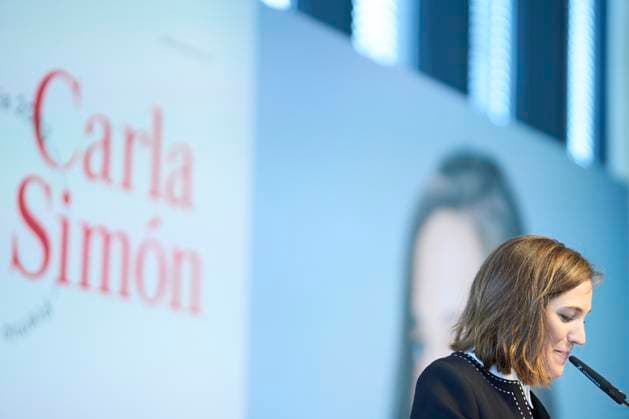 September 23, 2023, Madrid, Madrid, Spain: Carla Simon receives the National Cinematography Award during 71st San Sebastian International Film Festival at Tabakalera cultural center on September 23, 2023 in Donostia San Sebastian, Spain Madrid Spain - ZUMAg15_ 20230923_zaf_g15_050 Copyright: xJackxAbuinx