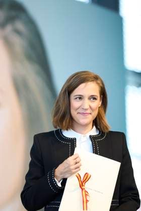 September 23, 2023, Madrid, Madrid, Spain: Carla Simon receives the National Cinematography Award during 71st San Sebastian International Film Festival at Tabakalera cultural center on September 23, 2023 in Donostia San Sebastian, Spain Madrid Spain - ZUMAg15_ 20230923_zaf_g15_057 Copyright: xJackxAbuinx