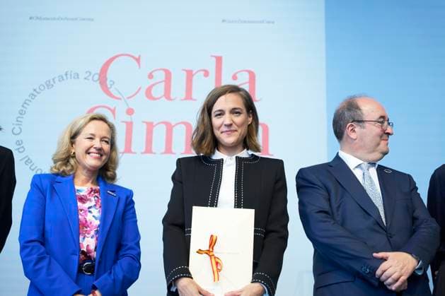 September 23, 2023, Madrid, Madrid, Spain: Carla Simon receives the National Cinematography Award during 71st San Sebastian International Film Festival at Tabakalera cultural center on September 23, 2023 in Donostia San Sebastian, Spain Madrid Spain - ZUMAg15_ 20230923_zaf_g15_061 Copyright: xJackxAbuinx