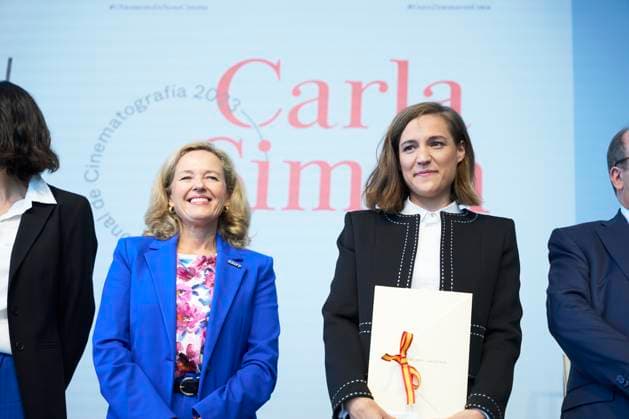 September 23, 2023, Madrid, Madrid, Spain: Carla Simon receives the National Cinematography Award during 71st San Sebastian International Film Festival at Tabakalera cultural center on September 23, 2023 in Donostia San Sebastian, Spain Madrid Spain - ZUMAg15_ 20230923_zaf_g15_062 Copyright: xJackxAbuinx