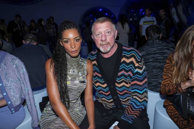 Bilder des Jahres 2023, Entertainment 09 September Entertainment Themen der Woche KW38 Entertainment Bilder des Tages Milan Fashion Week, Spring Summer 2024 Missoni fashion show catwalk front row Milan Fashion Week, Spring Summer 2024 Missoni fashion show front row Pictured: Boris Beker Lilian de Carvalho Monteiro MILAN Italy  Copyright: xIPA ABACAx BRIPA20230923_1190 IPA ABACAx BRIPA20230923_1190