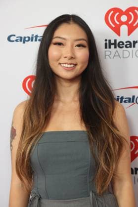 Christina Liu arrives for the iHeartRadio Music Festival at T-Mobile Arena in Las Vegas, Nevada on Saturday, September 23, 2023.  LAV20230923022 JAMESxATOA