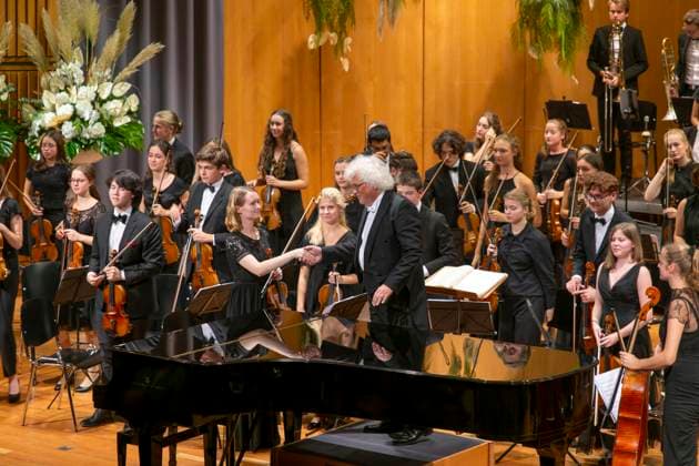 23 09 2023, International Classical Festival Festival of Nations 2023, at the Kurhaus Bad Wörishofen in Unterallgäu, concert in the Kursaal with pianist Igor Levit GER and vbw Festival Orchestra Musical Director Christoph Adt 23 09 2023, Classical Festival Bad Wörishofen 23 09 2023, Classical Festival Bad Wörishofen