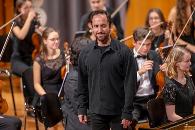 23 09 2023, International Classical Festival Festival of Nations 2023, at the Kurhaus Bad Wörishofen in Unterallgäu, concert in the Kursaal with pianist Igor Levit GER and vbw Festival Orchestra 23 09 2023, Classical Festival Bad Wörishofen 23 09 2023, Classical Festival Bad Wörishofen