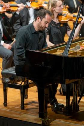 23 09 2023, International Classical Festival Festival of Nations 2023, at the Kurhaus Bad Wörishofen in Unterallgäu, concert in the Kursaal with pianist Igor Levit GER and vbw Festival Orchestra 23 09 2023, Classical Festival Bad Wörishofen 23 09 2023, Classical Festival Bad Wörishofen