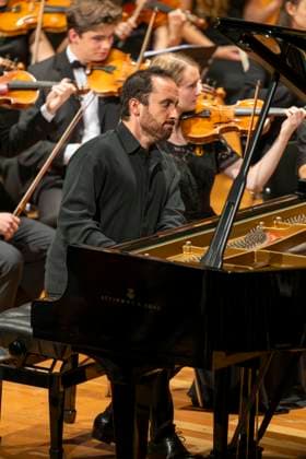23 09 2023, International Classical Festival Festival of Nations 2023, at the Kurhaus Bad Wörishofen in Unterallgäu, concert in the Kursaal with pianist Igor Levit GER and vbw Festival Orchestra 23 09 2023, Classical Festival Bad Wörishofen 23 09 2023, Classical Festival Bad Wörishofen