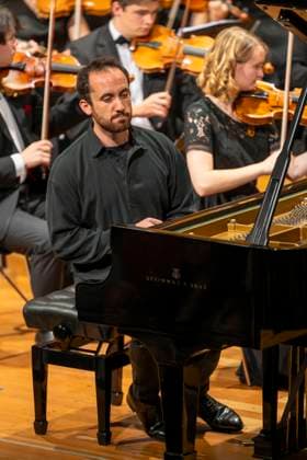 23 09 2023, International Classical Festival Festival of Nations 2023, at the Kurhaus Bad Wörishofen in Unterallgäu, concert in the Kursaal with pianist Igor Levit GER and vbw Festival Orchestra 23 09 2023, Classical Festival Bad Wörishofen 23 09 2023, Classical Festival Bad Wörishofen