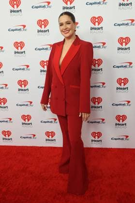 Shannon Burns arrives for the iHeartRadio Music Festival at T-Mobile Arena in Las Vegas, Nevada on Saturday, September 23, 2023.  LAV20230923053 JAMESxATOA