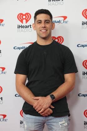 Gianni Iona arrives for the iHeartRadio Music Festival at T-Mobile Arena in Las Vegas, Nevada on Saturday, September 23, 2023.  LAV20230923057 JAMESxATOA