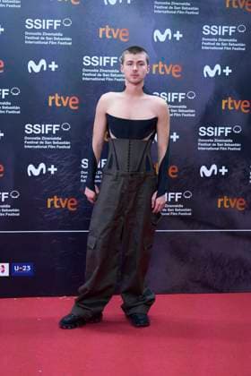 San Sebastian Festival - Ex-Husbands Red Carpet Miles Heizer attended Ex-Husbands Red Carpet during 71st San Sebastian International Film Festival at Kursaal Theatre on September 24, 2023 in Donostia San Sebastian, Spain. Photo by ABACAPRESS.COM Donostia San Sebastian Euskadi Spain  Copyright: xABACAx 869088_009 ABACAx 869088_009