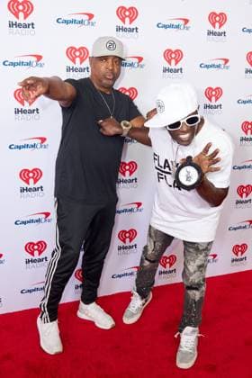 September 23, 2023, Las Vegas, NV, USA: Chuck D. and Flavor Flav attend the 2023 iHeartRadio Music Festival at T-Mobile Arena on September 23, 2023 in Las Vegas, Nevada. Las Vegas USA - ZUMAs181 20230923_zea_s181_005 Copyright: xMIGUELxCORTESx