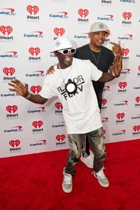 September 23, 2023, Las Vegas, NV, USA: Chuck D. and Flavor Flav attend the 2023 iHeartRadio Music Festival at T-Mobile Arena on September 23, 2023 in Las Vegas, Nevada. Las Vegas USA - ZUMAs181 20230923_zea_s181_008 Copyright: xMIGUELxCORTESx