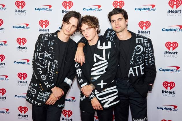 September 23, 2023, Las Vegas, NV, USA: Brandon Walters, Jackson Simmons, and Troy Bruner attends the 2023 iHeartRadio Music Festival at T-Mobile Arena on September 23, 2023 in Las Vegas, Nevada. Las Vegas USA - ZUMAs181 20230923_zea_s181_053 Copyright: xMIGUELxCORTESx