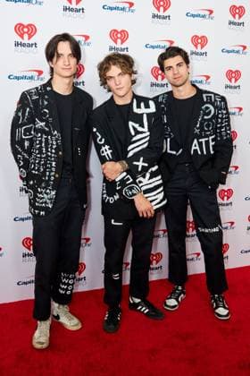 September 23, 2023, Las Vegas, NV, USA: Brandon Walters, Jackson Simmons, and Troy Bruner attends the 2023 iHeartRadio Music Festival at T-Mobile Arena on September 23, 2023 in Las Vegas, Nevada. Las Vegas USA - ZUMAs181 20230923_zea_s181_055 Copyright: xMIGUELxCORTESx