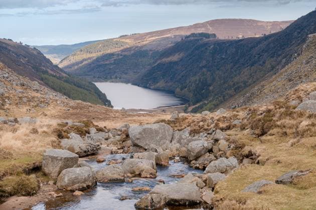 Natural Splendor, Upper Lake of Glendalough, Wicklow, Ireland. Wicklow, County Wicklow, Ireland R_SIIZ230918-1251875-01