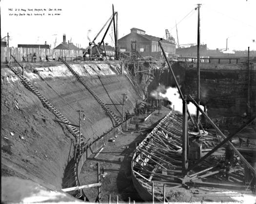 RECORD DATE NOT STATED Historic photographs of the Norfolk Naval shipyard located in the Fifth Naval District. Operating under the Department of Defense and the Department of the Navy. Copyright: xpiemagsx piemagsnornavshpy24062023-601 !ACHTUNG AUFNAHMEDATUM GESCHÄTZT!