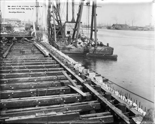 RECORD DATE NOT STATED Historic photographs of the Norfolk Naval shipyard located in the Fifth Naval District. Operating under the Department of Defense and the Department of the Navy. Copyright: xpiemagsx piemagsnornavshpy24062023-744 !ACHTUNG AUFNAHMEDATUM GESCHÄTZT!