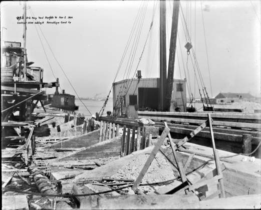 RECORD DATE NOT STATED Historic photographs of the Norfolk Naval shipyard located in the Fifth Naval District. Operating under the Department of Defense and the Department of the Navy. Copyright: xpiemagsx piemagsnornavshpy24062023-796 !ACHTUNG AUFNAHMEDATUM GESCHÄTZT!