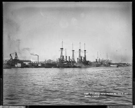 RECORD DATE NOT STATED Historic photographs of the Norfolk Naval shipyard located in the Fifth Naval District. Operating under the Department of Defense and the Department of the Navy. Copyright: xpiemagsx piemagsnornavshpy24062023-993 !ACHTUNG AUFNAHMEDATUM GESCHÄTZT!