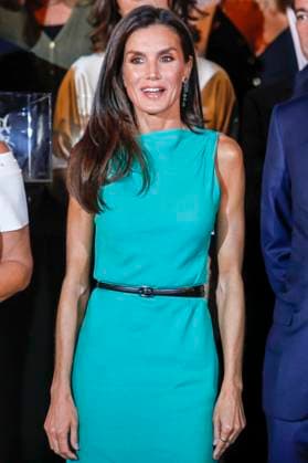 Queen Letizia Presents The Retina Eco Awards - Madrid Queen Letizia of Spain attends the presentation of the Retina Eco 2023 Awards held at the Royal Tapestry Factory Foundation, on September 25, 2023, in Madrid, Spain. The Retina Eco 2023 Awards are organized by PRISA Media in collaboration with Capgemini and recognize the most outstanding projects for their innovation, impact on sustainability and the fight against climate change, technology and other environmental or social aspects related to the United Nations Sustainable Development Goals. Photo by Archie Andrews ABACAPRESS.COM Madrid Spain  Copyright: xAndrewsxArchie ABACAx 869201_014 AndrewsxArchie ABACAx 869201_014
