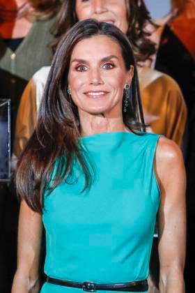 Queen Letizia Presents The Retina Eco Awards - Madrid Queen Letizia of Spain attends the presentation of the Retina Eco 2023 Awards held at the Royal Tapestry Factory Foundation, on September 25, 2023, in Madrid, Spain. The Retina Eco 2023 Awards are organized by PRISA Media in collaboration with Capgemini and recognize the most outstanding projects for their innovation, impact on sustainability and the fight against climate change, technology and other environmental or social aspects related to the United Nations Sustainable Development Goals. Photo by Archie Andrews ABACAPRESS.COM Madrid Spain  Copyright: xAndrewsxArchie ABACAx 869201_015 AndrewsxArchie ABACAx 869201_015