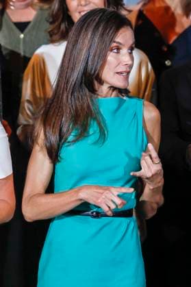 Queen Letizia Presents The Retina Eco Awards - Madrid Queen Letizia of Spain attends the presentation of the Retina Eco 2023 Awards held at the Royal Tapestry Factory Foundation, on September 25, 2023, in Madrid, Spain. The Retina Eco 2023 Awards are organized by PRISA Media in collaboration with Capgemini and recognize the most outstanding projects for their innovation, impact on sustainability and the fight against climate change, technology and other environmental or social aspects related to the United Nations Sustainable Development Goals. Photo by Archie Andrews ABACAPRESS.COM Madrid Spain  Copyright: xAndrewsxArchie ABACAx 869201_018 AndrewsxArchie ABACAx 869201_018