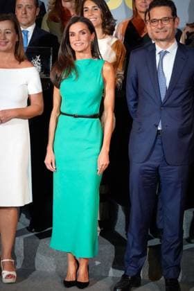 Queen Letizia Presents The Retina Eco Awards - Madrid Queen Letizia of Spain attends the presentation of the Retina Eco 2023 Awards held at the Royal Tapestry Factory Foundation, on September 25, 2023, in Madrid, Spain. The Retina Eco 2023 Awards are organized by PRISA Media in collaboration with Capgemini and recognize the most outstanding projects for their innovation, impact on sustainability and the fight against climate change, technology and other environmental or social aspects related to the United Nations Sustainable Development Goals. Photo by Angel Diaz Brinas Europa Press ABACAPRESS.COM Madrid Spain  Copyright: xEuropaxPress ABACAx 869202_002 EuropaxPress ABACAx 869202_002