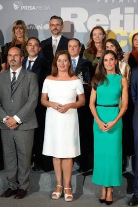 Queen Letizia Presents The Retina Eco Awards - Madrid Queen Letizia of Spain attends the presentation of the Retina Eco 2023 Awards held at the Royal Tapestry Factory Foundation, on September 25, 2023, in Madrid, Spain. The Retina Eco 2023 Awards are organized by PRISA Media in collaboration with Capgemini and recognize the most outstanding projects for their innovation, impact on sustainability and the fight against climate change, technology and other environmental or social aspects related to the United Nations Sustainable Development Goals. Photo by Angel Diaz Brinas Europa Press ABACAPRESS.COM Madrid Spain  Copyright: xEuropaxPress ABACAx 869202_018 EuropaxPress ABACAx 869202_018