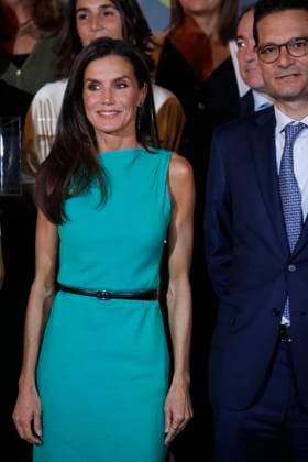 25-09-2023 Madrid Queen Letizia of Spain attends the presentation of the Retina Eco 2023 Awards held at the Royal Tapestry Factory Foundation in Madrid, Spain. The Retina Eco 2023 Awards are organized by PRISA Media in collaboration with Capgemini and recognize the most outstanding projects for their innovation, impact on sustainability and the fight against climate change, technology and other environmental or social aspects related to the United Nations Sustainable Development Goals. No Spain  Copyright: xPPEx