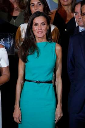 25-09-2023 Madrid Queen Letizia of Spain attends the presentation of the Retina Eco 2023 Awards held at the Royal Tapestry Factory Foundation in Madrid, Spain. The Retina Eco 2023 Awards are organized by PRISA Media in collaboration with Capgemini and recognize the most outstanding projects for their innovation, impact on sustainability and the fight against climate change, technology and other environmental or social aspects related to the United Nations Sustainable Development Goals. No Spain  Copyright: xPPEx