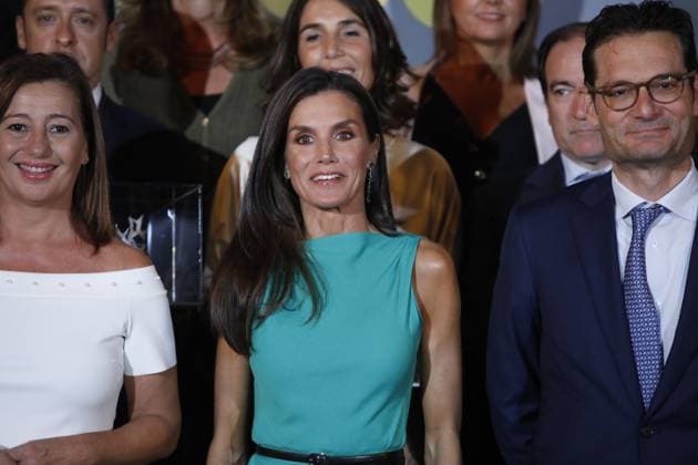 25-09-2023 Madrid Queen Letizia of Spain attends the presentation of the Retina Eco 2023 Awards held at the Royal Tapestry Factory Foundation in Madrid, Spain. The Retina Eco 2023 Awards are organized by PRISA Media in collaboration with Capgemini and recognize the most outstanding projects for their innovation, impact on sustainability and the fight against climate change, technology and other environmental or social aspects related to the United Nations Sustainable Development Goals. No Spain Â  Copyright: xPPEx