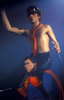 IMAGO ICONS: Freddie Mercury Freddie Mercury - Live Freddie Mercury (Queen) sits on top of Superman., Credit:Frank Griffin Avalon  Copyright: xFrankxGriffinx xAvalonx 0512855365