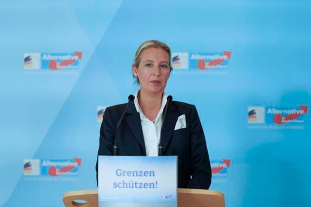 AfD-Bundestagsfraktion, Alice Weidel Fraktionssitzung AfD-Bundestagsfraktion, Pressestatement, Vorsitzende der AfD-Bundestagsfraktion, Bundessprecher, Alice Weidel, Tino Chrupalla Berlin Berlin GER *** AfD parliamentary group, Alice Weidel parliamentary group meeting AfD parliamentary group, press statement, chairwoman of the AfD parliamentary group, federal spokesman, Alice Weidel, Tino Chrupalla Berlin Berlin GER